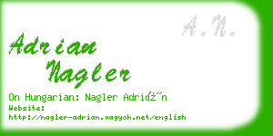 adrian nagler business card